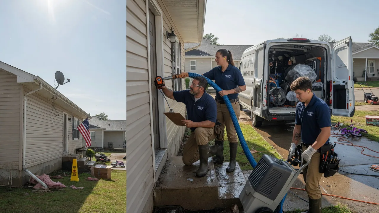 Ceiling Water Damage Restoration in Johnson City, NY near me